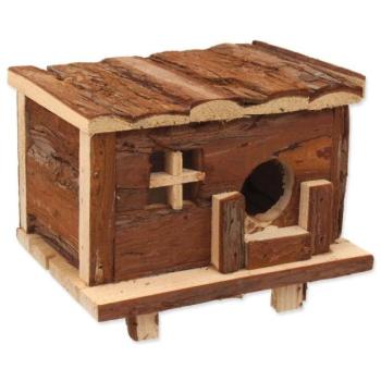 Kisállatok Háza Fa faház kéreggel 18x13x13,5cm kép