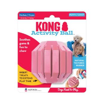 KONG Puppy Activity Ball kutyajáték kölyköknek, M méret, Ø 7.6cm kép