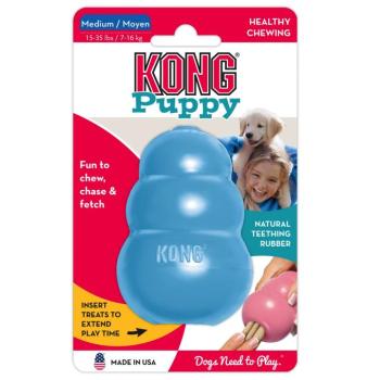 KONG Puppy kiskutya játék, M méret, kék kép