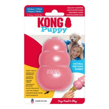 KONG Puppy kiskutya játék, M méret, pink