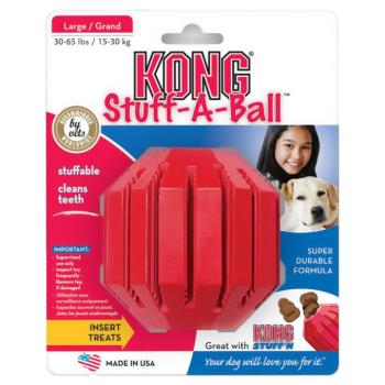 Kong Stuff-A-Ball kutyajáték, L méret: Ø kb. 9 cm kép