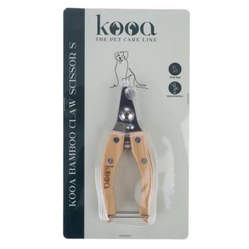 kooa bambusz karomvégó olló S méret kutyáknak, macskáknak, 12,7x4,7x1,4 cm kép