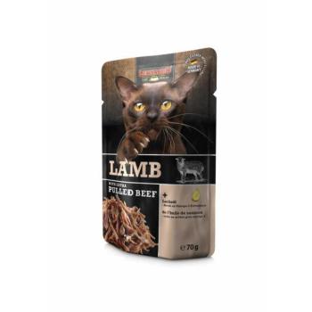 Leonardo bárányhús extra tépett marhahússal alutasakos macskaeledel 70 g kép