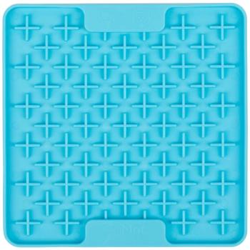 LickiMat Mini Buddy nyalószőnyeg kutyáknak, türkiz 15x15x1cm kép
