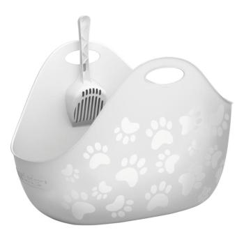 Litter Genie® Litter Box alomtálca macskáknak, fehér kép