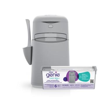 LitterLocker® Easy Roll szemetes macskaalomhoz, szürke (egy kazettával) kép