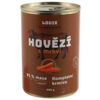 LOUIE marhahús sárgarépával, vitaminokkal és ásványi anyagokkal 400g kép