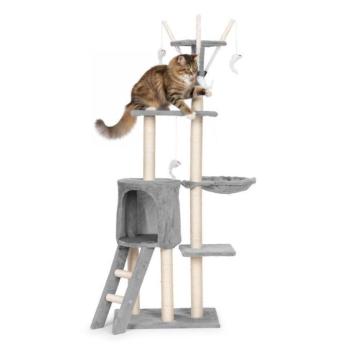 Macskakaparófa függőággal 134 cm kép