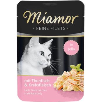 Miamor Feine Filets tuna & shrimp 100 g kép