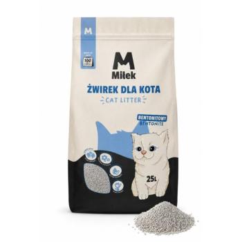 Miłek bentonitos csomósodó pormentes macskaalom 25L kép