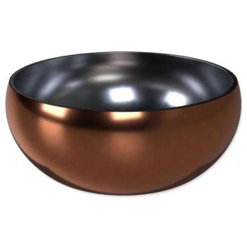 Miska Dog Fantasy dupla falú rosegold 12cm, 376ml kép