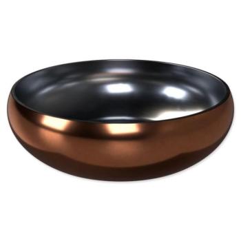 Miska Dog Fantasy Miska dupla falú rosegold 22cm, 2100ml kép