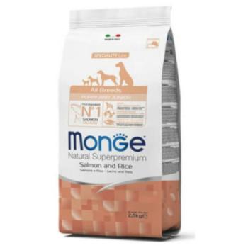 Monge All Breeds Puppy & Junior Salmon & Rice 15 kg kép