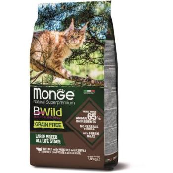 Monge BWild Grain Free Large Breed buffalo with potatoes & lentils 1,5 kg kép