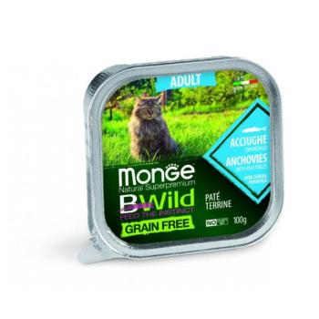Monge BWild Grain Free Paté Terrine Adult sardine & vegetables 100 g kép