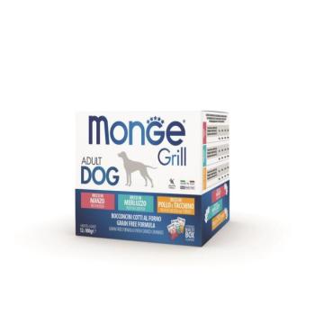 Monge Grill Multibox Adult bee, cod, chicken & turkey 12x100 g kép
