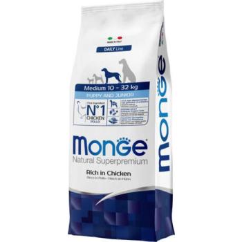 Monge Medium Puppy and Junior chicken 15 kg kép