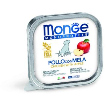 Monge Monoprotein Fruits Pate Puppy chicken & apple 150 g kép