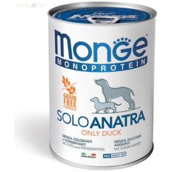 Monge Monoprotein Paté duck 400 g kép