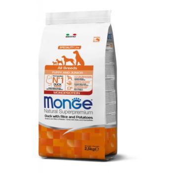 Monge Speciality Line All Breeds Puppy & Junior duck, rice & potatoes 2,5 kg