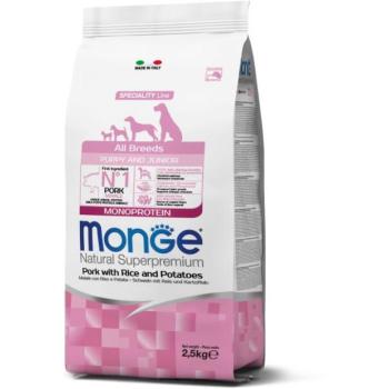 Monge Speciality Line Puppy & Junior Monoprotein pork & potato 2,5 kg kép