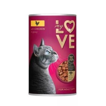 My Love teljes értékű macskakonzerv pulykával 415g kép