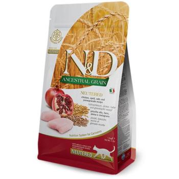 N&D Ancestral Grain Adult Sterilised chicken & pomegranate 300 g kép