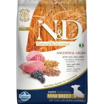 N&D Ancestrial Grain Puppy Mini Lamb & Blueberry 7 kg kép