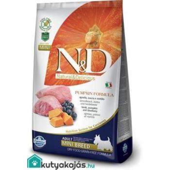 N&D Grain Free Adult Mini lamb & blueberry with pumpkin 2,5 kg kép