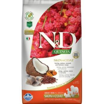 N&D Grain Free Quinoa Skin & Coat Herring 800 g kép