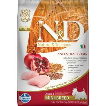 N&D Low Grain Adult Mini Chicken & Pomegranate 7 kg kép