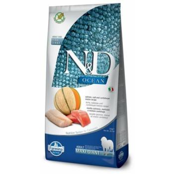 N&D Ocean Adult Giant Maxi salmon, cod, & cantaloupe melon 12 kg kép