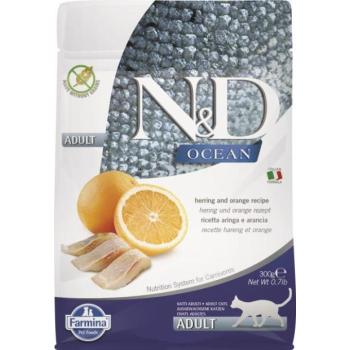 N&D Ocean Adult herring & orange 300 g kép