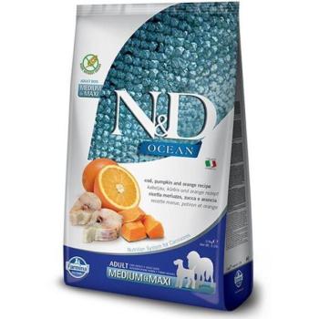 N&D Ocean Adult Medium & Maxi cod, pumpkin & orange 12 kg kép