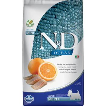 N&D Ocean Adult Mini Herring & Orange 2,5 kg kép