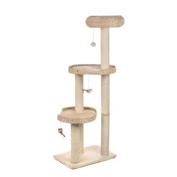 zooplus Exclusive Natural Home III kaparófa macskáknak, bézs kép
