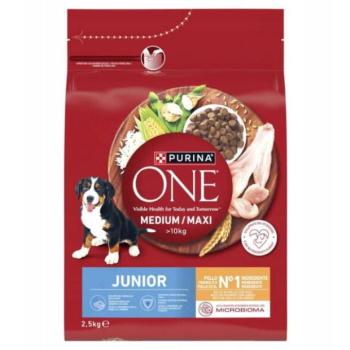 ONE Junior Medium/Maxi Puppy chicken 2,5 kg kép
