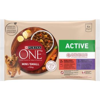 ONE Mini/small Active beef & duck 4x85 g kép