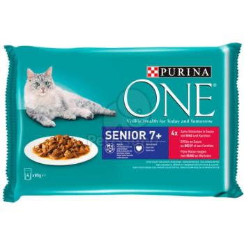 ONE Senior 7+ beef 4x85 g