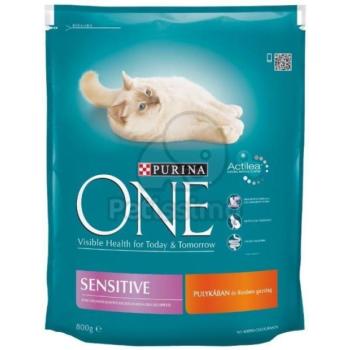 ONE Sensitive turkey & rice 800 g kép