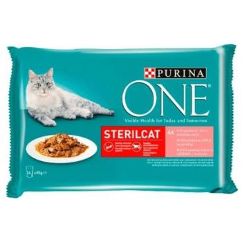 ONE Sterilcat salmon 4x85 g kép