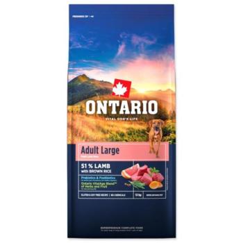 Ontario Adult Large Lamb & Brown Rice 12kg kép