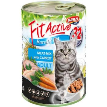Panzi Fit Active Cat Meat-Mix 415 g kép