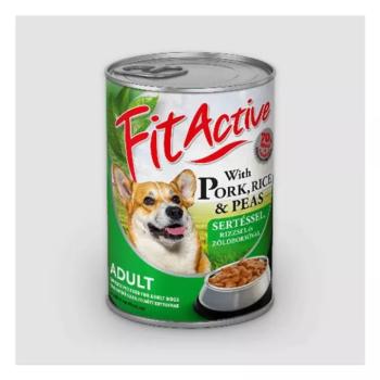 Panzi FitActive Adult Dog Konzerv sertés, rizs és borsó 415gr kép
