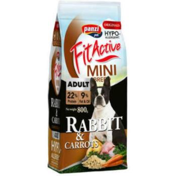 Panzi FitActive Adult Mini Light Hypoallergenic Rabbit & Carrots 800 g kép