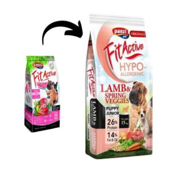 Panzi FitActive ORIGINALS Puppy & Junior Hypoallergenic Lamb & Spring Veggies 15 kg kép