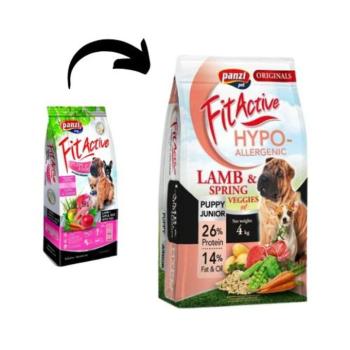Panzi FitActive Originals Puppy&Junior Hypoallergenic Lamb&Veggies kutyatáp 4kg kép