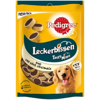 PEDIGREE Tasty Minis Cheesy Nibbles sajt marha 140 g kép