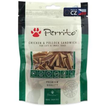 Perrito csirke és tőkehal finomság, szendvics 100g kép