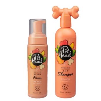Pet Head Quick Fix ápoló szett kutyák, 2 részes (hab, sampon) kép